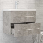 Mobile Sottolavabo Grigio Cemento 60x38,5x48 cm in Truciolato