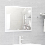 Set Mobili da Bagno 2 pz Bianco in Truciolato