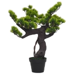 Bonsai di Pino Artificiale con Vaso 70 cm Verde