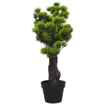 Bonsai di Pino Artificiale con Vaso 70 cm Verde