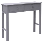 Tavolo Consolle Grigio 90x30x77 cm in Legno