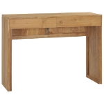 Tavolo Consolle 100x35x75 cm in Legno Massello di Teak