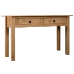 Tavolo Consolle 110x40x72 cm Legno Massello Pino Panama Range