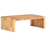 Tavolino da Caffè 110x63x35 cm Legno Massello di Acacia