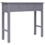 Tavolo Consolle Grigio 90x30x77 cm in Legno