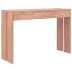 Tavolo Consolle 110x35x75 cm in Legno Massello di Teak