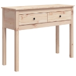 Tavolo Consolle 100x35x75 cm in Legno Massello di Pino