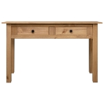 Tavolo Consolle 110x40x72 cm Legno Massello Pino Panama Range