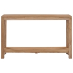 Tavolo Consolle 120x35x75 cm in Legno Massello di Teak