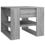 Tavolino Salotto Grigio Sonoma 55,5x55x45 cm Legno Multistrato