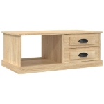 Tavolino da Salotto Rovere Sonoma 90x50x35 cm Legno Multistrato