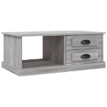 Tavolino da Salotto Grigio Sonoma 90x50x35 cm Legno Multistrato