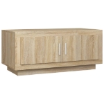 Tavolino da Salotto Rovere Sonoma 102x50x45cm Legno Compensato