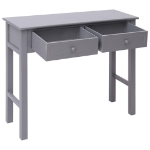 Tavolo Consolle Grigio 90x30x77 cm in Legno