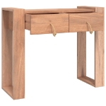 Tavolo Consolle 90x35x75 cm in Legno Massello di Teak