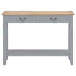 Tavolo Consolle Grigio 110x35x80 cm in Legno