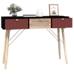 Tavolino Consolle con Cassetti 105x30x75 cm Legno Multistrato