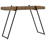 Tavolo Consolle in Legno di Teak Rigenerato 120x35x81 cm