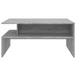 Tavolino Salotto Grigio Sonoma 90x60x42,5 cm Legno Multistrato