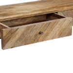 Tavolo Consolle in Legno Massello di Mango 118x30x80 cm