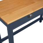 Consolle Hill con 2 Cassetti Grigia 110x45x74 cm Legno Pino