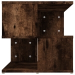 Tavolino da Salotto Rovere Fumo 40x40x40cm in Legno Multistrato