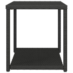 Tavolino Nero 55x45x49 cm in Polyrattan