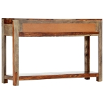 Tavolo Consolle con 3 Cassetti 120x30x75 cm Legno di Sheesham