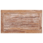 Tavolino Batavia 90x50x45cm Bianco Slavato in Massello di Teak