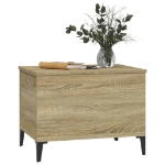 Tavolino Salotto Rovere Sonoma 60x44,5x45 cm Legno Multistrato