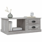 Tavolino da Salotto Grigio Sonoma 90x50x35 cm Legno Multistrato