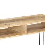 Tavolo Consolle in Legno Massello di Mango 115x35x76 cm