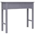 Tavolo Consolle Grigio 90x30x77 cm in Legno