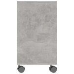 Tavolino Grigio Cemento 70x35x55 cm in Legno Multistrato