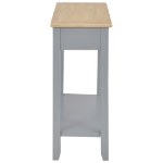 Tavolo Consolle Grigio 110x35x80 cm in Legno