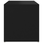 Tavolino Nero 59x36x38 cm in Truciolato