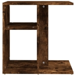 Tavolino da Salotto Rovere Fumo 50x30x50cm Legno Multistrato