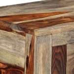 Tavolo Consolle con 3 Cassetti 120x30x75 cm Legno di Sheesham