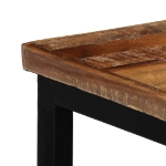 Tavolo Consolle in Legno di Teak Rigenerato 90x30x76 cm