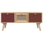 Tavolino da Salotto con Cassetti 80x40x35,5cm Legno Multistrato