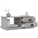 Tavolino da Salotto Grigio Sonoma 90x50x35 cm Legno Multistrato