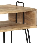 Tavolo Consolle in Legno Massello di Mango 115x35x76 cm