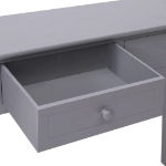 Tavolo Consolle Grigio 90x30x77 cm in Legno