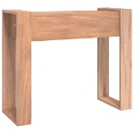 Tavolo Consolle 90x35x75 cm in Legno Massello di Teak