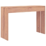 Tavolo Consolle 110x35x75 cm in Legno Massello di Teak