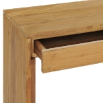 Tavolo Consolle 100x35x75 cm in Legno Massello di Teak