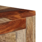 Tavolo Consolle con 3 Cassetti 120x30x75 cm Legno di Sheesham