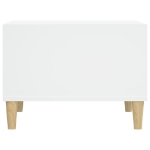 Tavolino da Salotto Bianco 60x50x36,5 cm in Legno Multistrato