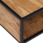 Tavolino da Salotto 70x70x32 cm in Legno Massello d'Acacia