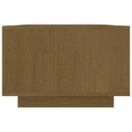 Tavolino da Salotto Miele 110x50x33,5 cm Legno Massello di Pino